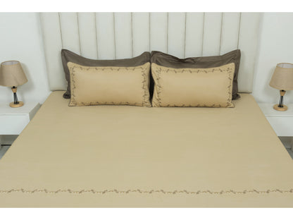 EMBROIDERY BEDSHEET 100% COTTON (3PCS)