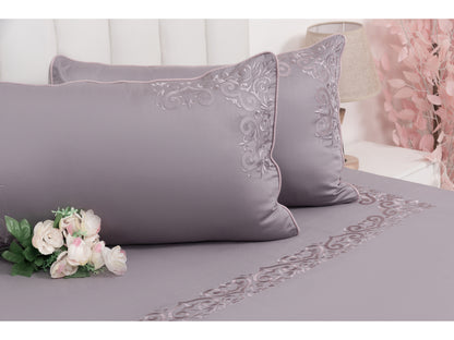 EMBROIDERY BEDSHEET 100% COTTON (3PCS)