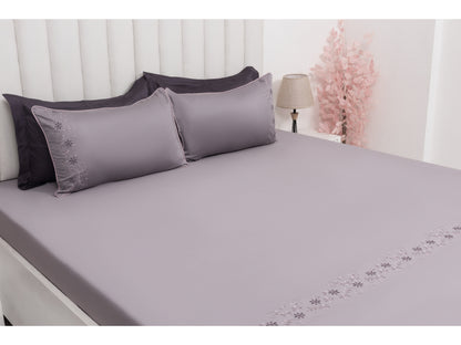 EMBROIDERY BEDSHEET 100% COTTON (3PCS)