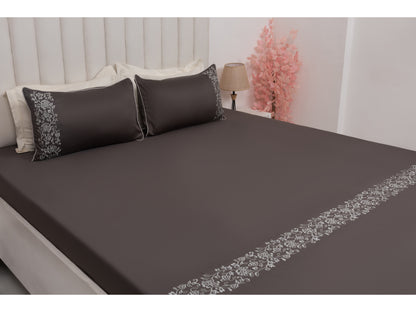 EMBROIDERY BEDSHEET 100% COTTON (3PCS)