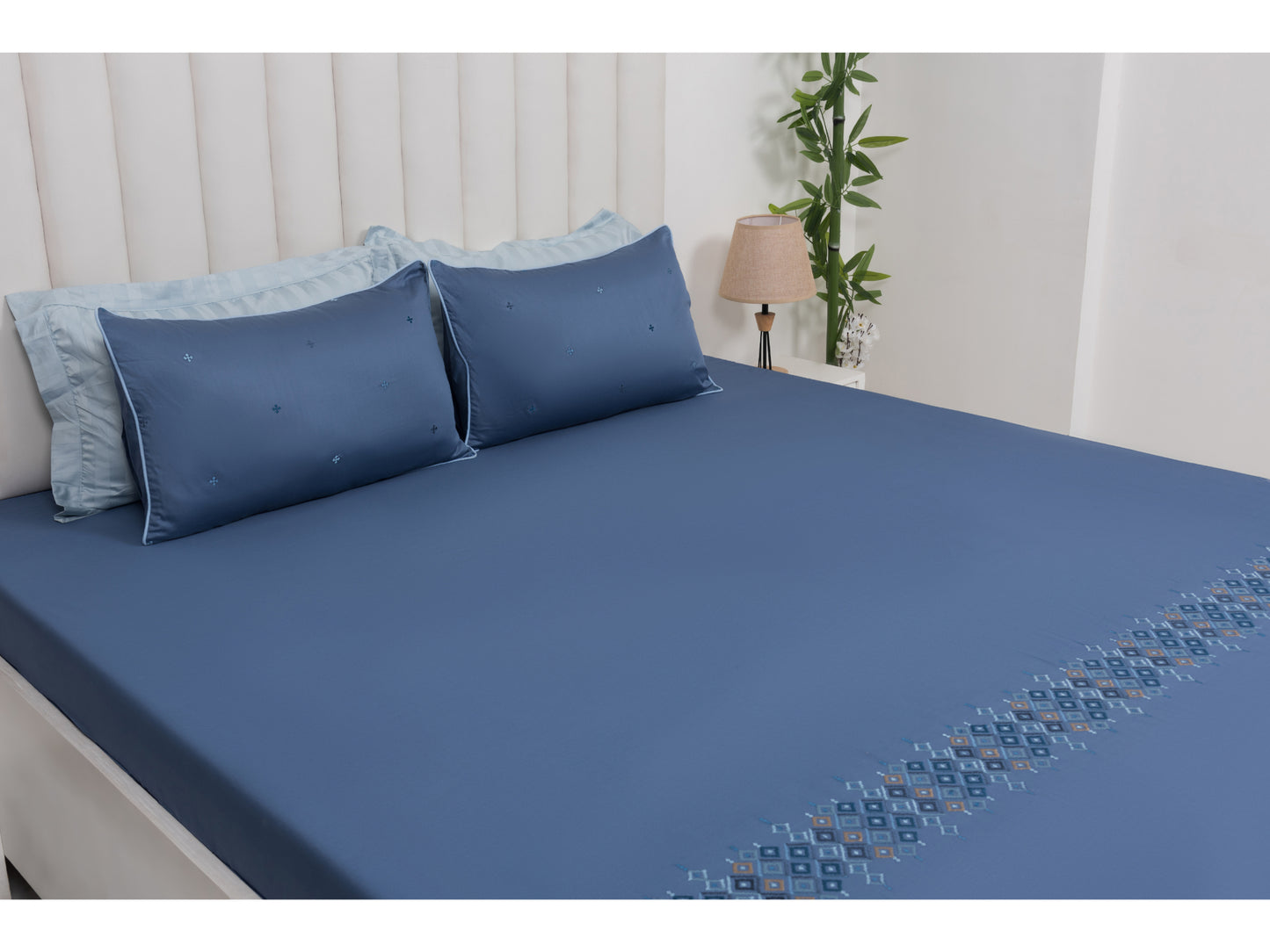 EMBROIDERY BEDSHEET 100% COTTON (3PCS)