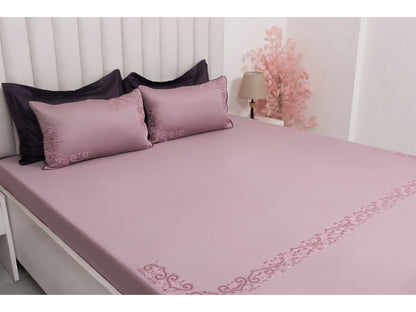 EMBROIDERY BEDSHEET 100% COTTON (3PCS)