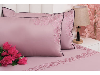 EMBROIDERY BEDSHEET 100% COTTON (3PCS)