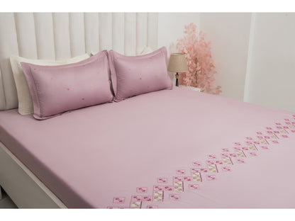 EMBROIDERY BEDSHEET 100% COTTON (3PCS)