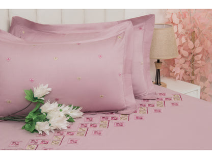 EMBROIDERY BEDSHEET 100% COTTON (3PCS)