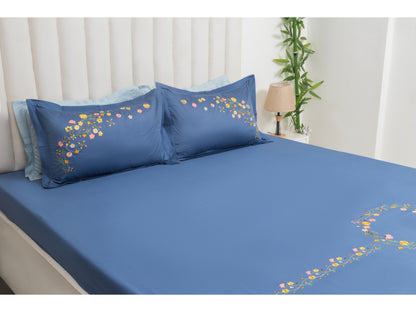 EMBROIDERY BEDSHEET 100% COTTON (3PCS)