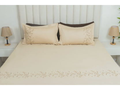 EMBROIDERY BEDSHEET 100% COTTON (3PCS)