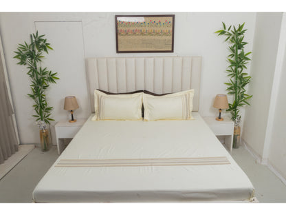 EMBROIDERY BEDSHEET 100% COTTON (3PCS)