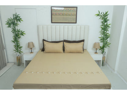 EMBROIDERY BEDSHEET 100% COTTON (3PCS)