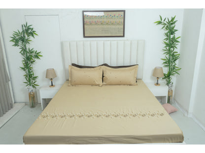 EMBROIDERY BEDSHEET 100% COTTON (3PCS)