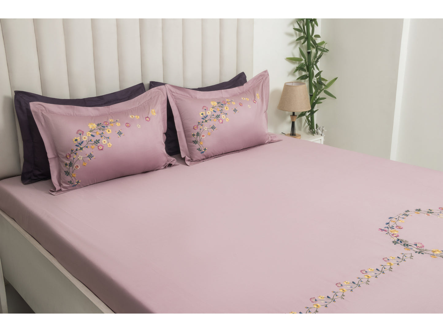 EMBROIDERY BEDSHEET 100% COTTON (3PCS)