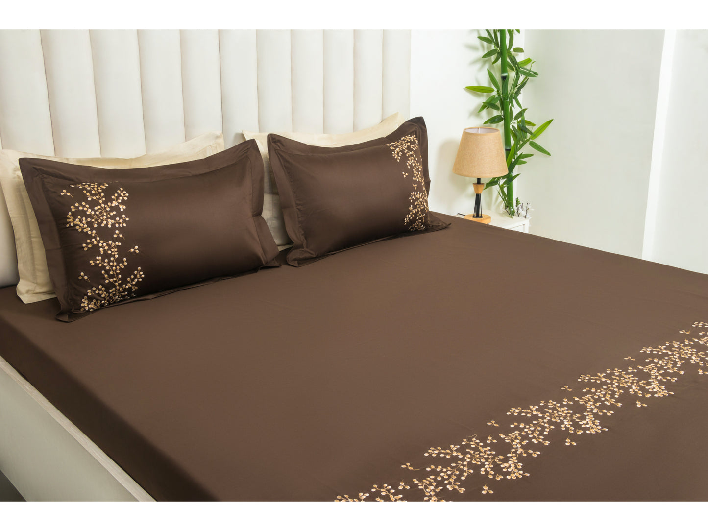 EMBROIDERY BEDSHEET 100% COTTON (3PCS)