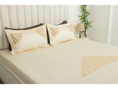 EMBROIDERY BEDSHEET 100% COTTON (3PCS)