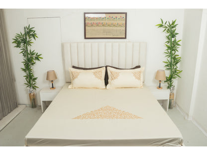 EMBROIDERY BEDSHEET 100% COTTON (3PCS)