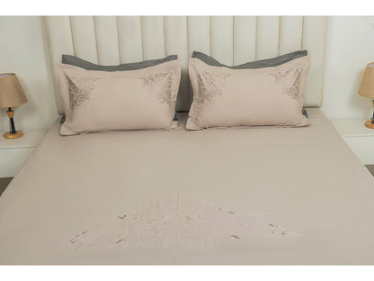 EMBROIDERY BEDSHEET 100% COTTON (3PCS)