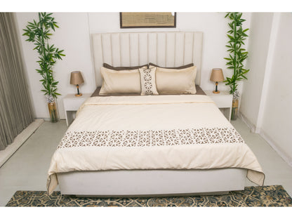 APLIC HAND WORK  BEDDING SET 100% COTTON (9 PCS)