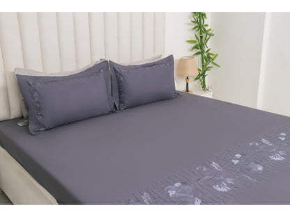 EMBROIDERY BEDSHEET 100% COTTON (3PCS)