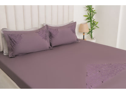 EMBROIDERY BEDSHEET 100% COTTON (3PCS)