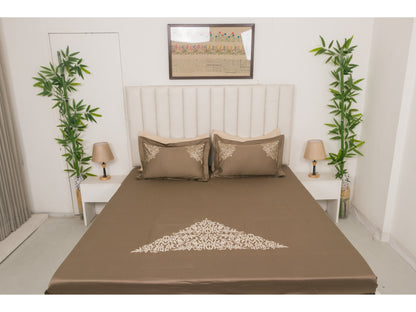 EMBROIDERY BEDSHEET 100% COTTON (3PCS)