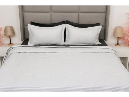 LINING BEDDING SET BEDDING SET 100% COTTON (WHITE 2, 7 PCS)