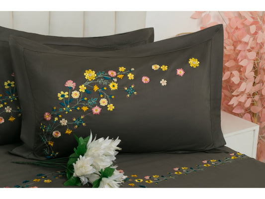 EMBROIDERY BEDSHEET 100% COTTON (3PCS)