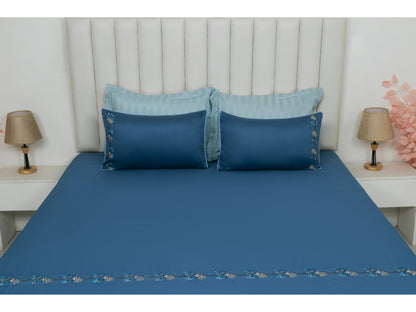 EMBROIDERY BEDSHEET 100% COTTON (3PCS)