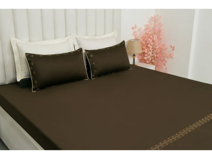 EMBROIDERY BEDSHEET 100% COTTON (3PCS)