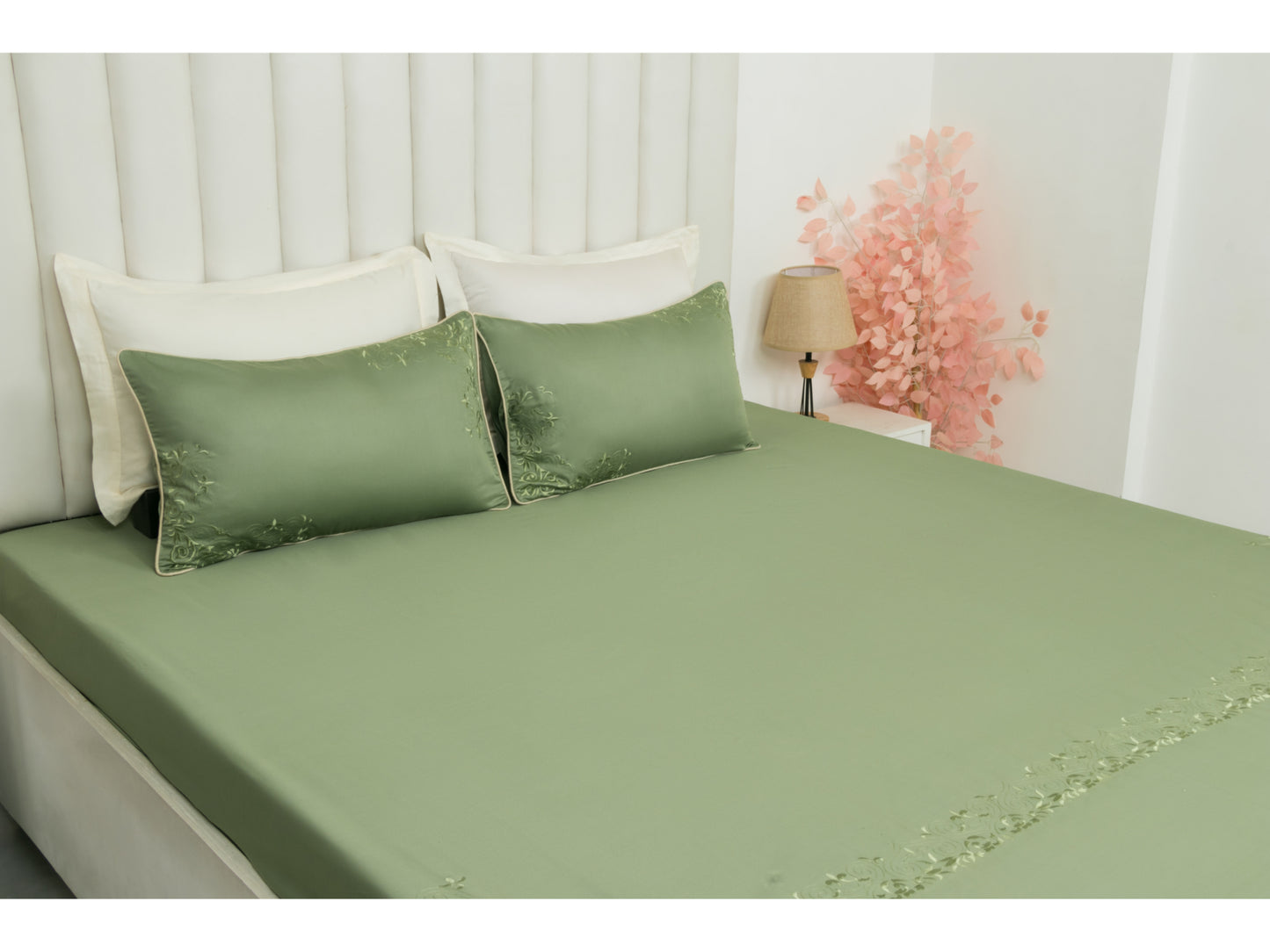 EMBROIDERY BEDSHEET 100% COTTON (3PCS)