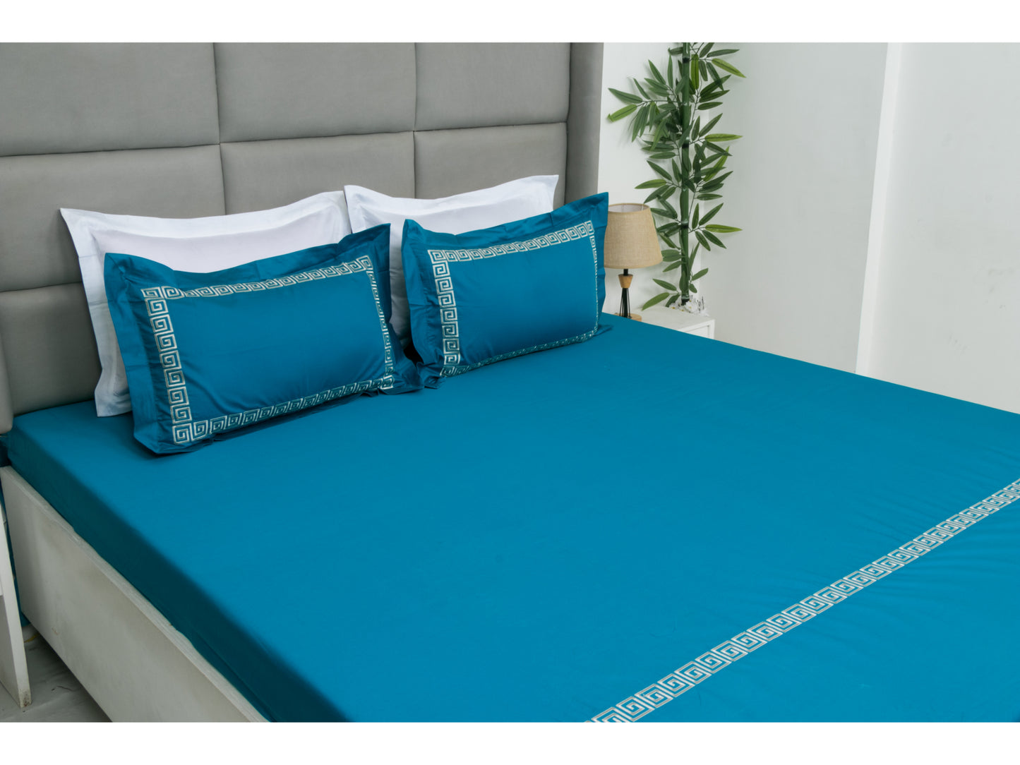 EMBROIDERY BEDSHEET 100% COTTON (3PCS)