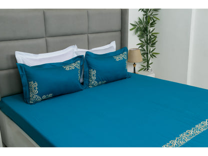 EMBROIDERY BEDSHEET 100% COTTON (3PCS)
