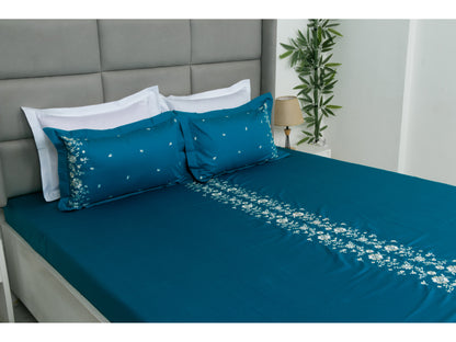 EMBROIDERY BEDSHEET 100% COTTON (3PCS)