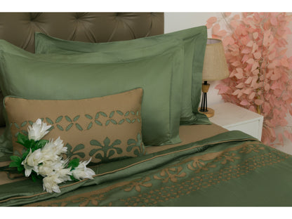 APLIC WORK BEDDING SET (MOSS GREEN,9 PCS)