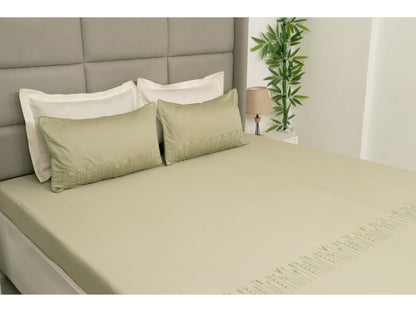 EMBROIDERY BEDSHEET 100% COTTON (3PCS)