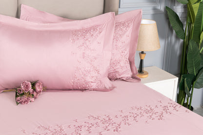 EMBROIDERY BEDSHEET 100% COTTON (3PCS) - Bedding Bliss