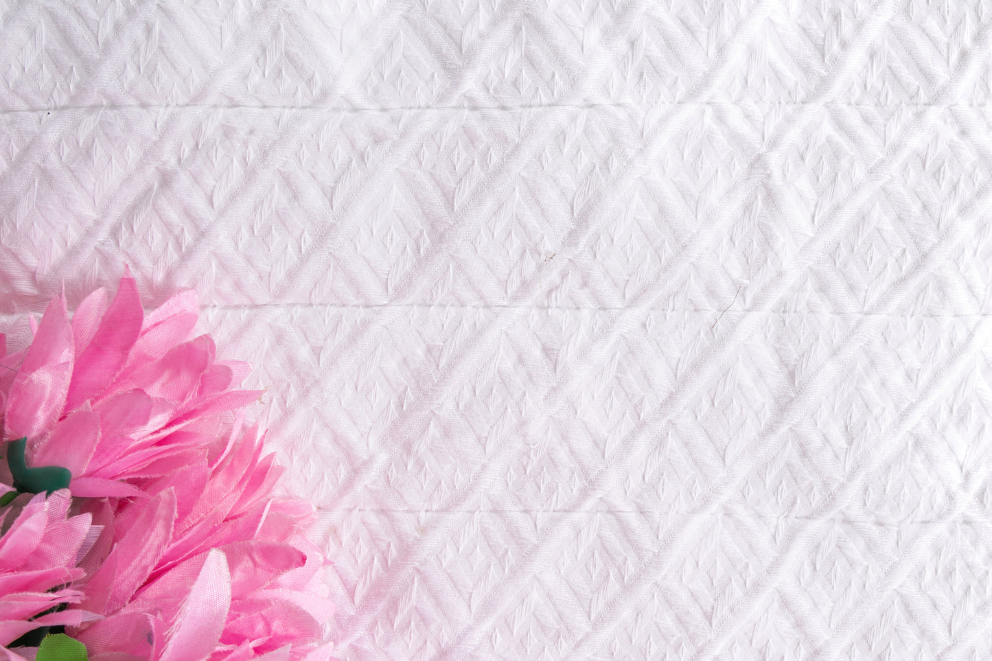 JECQUARD QUILTED BEDSPREAD(WHITE, 5 PCS)