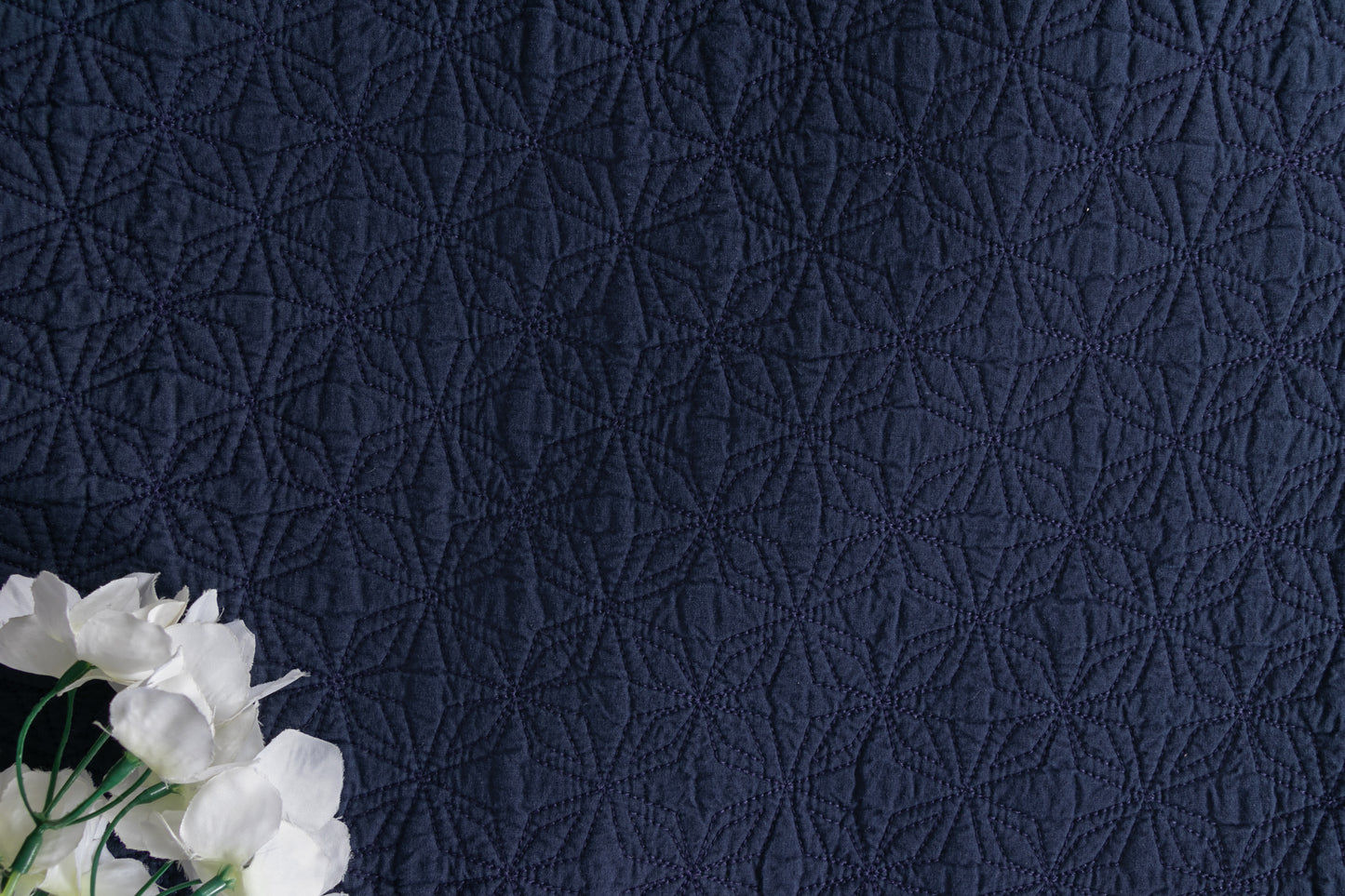 MIDNIGHT ASANOHA QUILTED SET(MIDNIGHT BLUER , 3 PCS)