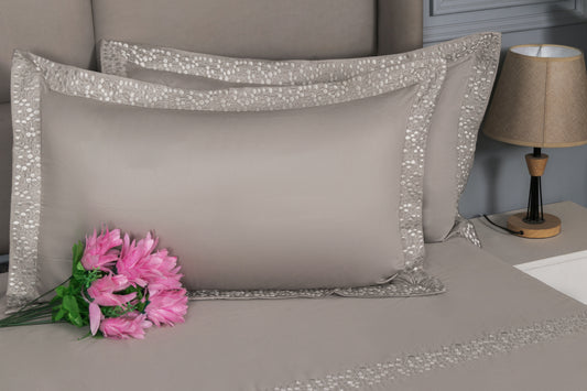 EMBROIDERY BEDSHEET 100% COTTON (3PCS) - Bedding Bliss