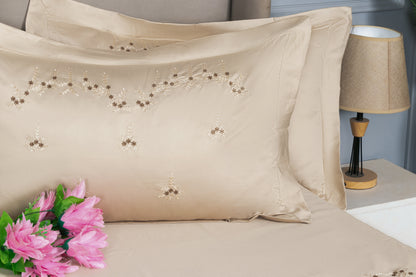 EMBROIDERY BEDSHEET 100% COTTON (3PCS) - Bedding Bliss