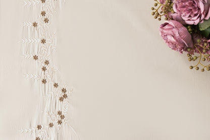 EMBROIDERY BEDSHEET 100% COTTON (3PCS) - Bedding Bliss
