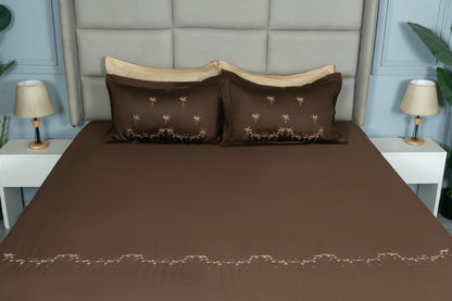 EMBROIDERY BEDSHEET 100% COTTON (3PCS) - Bedding Bliss