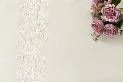 EMBROIDERY BEDSHEET 100% COTTON (3PCS) - Bedding Bliss