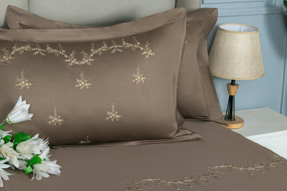EMBROIDERY BEDSHEET 100% COTTON (3PCS) - Bedding Bliss