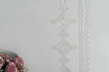 EMBROIDERY BEDSHEET 100% COTTON (3PCS) - Bedding Bliss