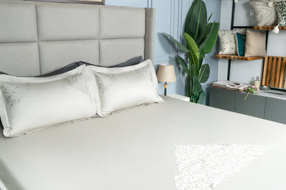 EMBROIDERY BEDSHEET 100% COTTON (3PCS) - Bedding Bliss