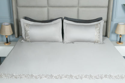 EMBROIDERY BEDSHEET 100% COTTON (3PCS)