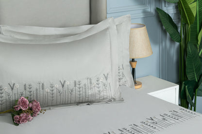 EMBROIDERY BEDSHEET 100% COTTON (3PCS)