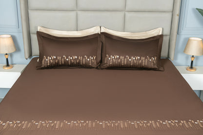 EMBROIDERY BEDSHEET 100% COTTON (3PCS)