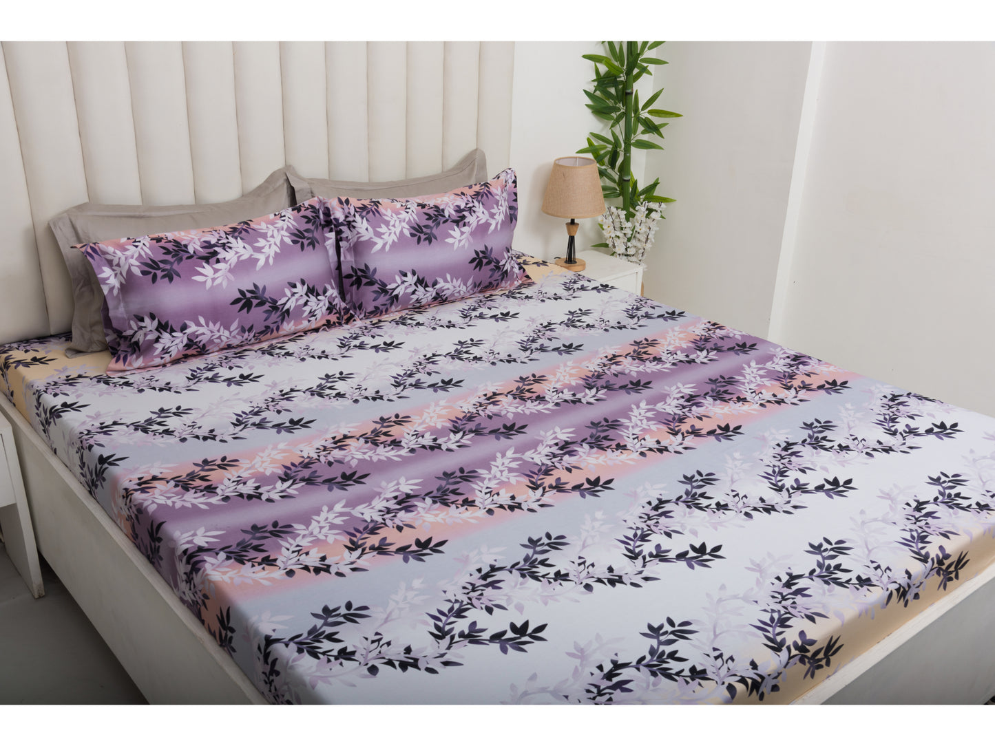 DIGITAL PRINTED BEDSHEET 100% COTTON (3PCS,PRINTED)