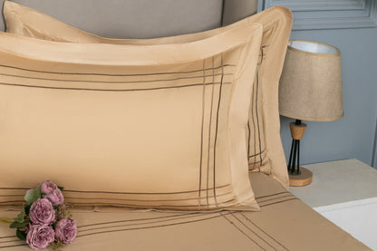 EMBROIDERY BEDSHEET 100% COTTON (3PCS)