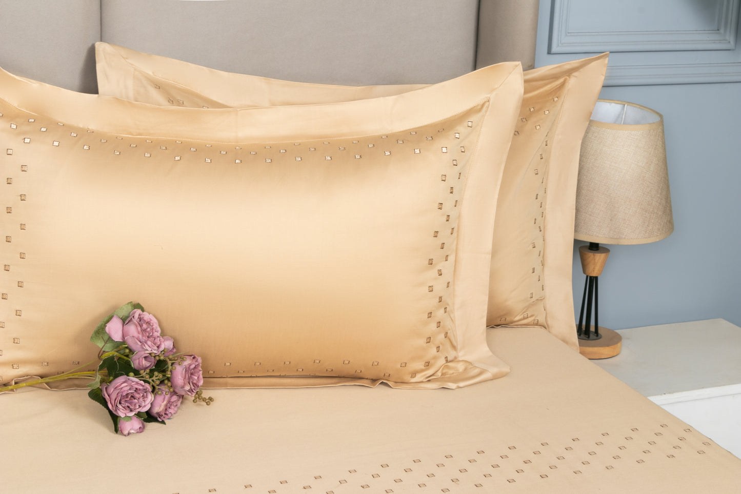 EMBROIDERY BEDSHEET 100% COTTON (3PCS)